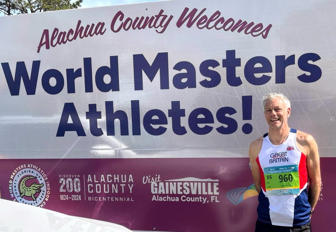 Ian Martin GB at World Indoor Masters Gainesville Florida